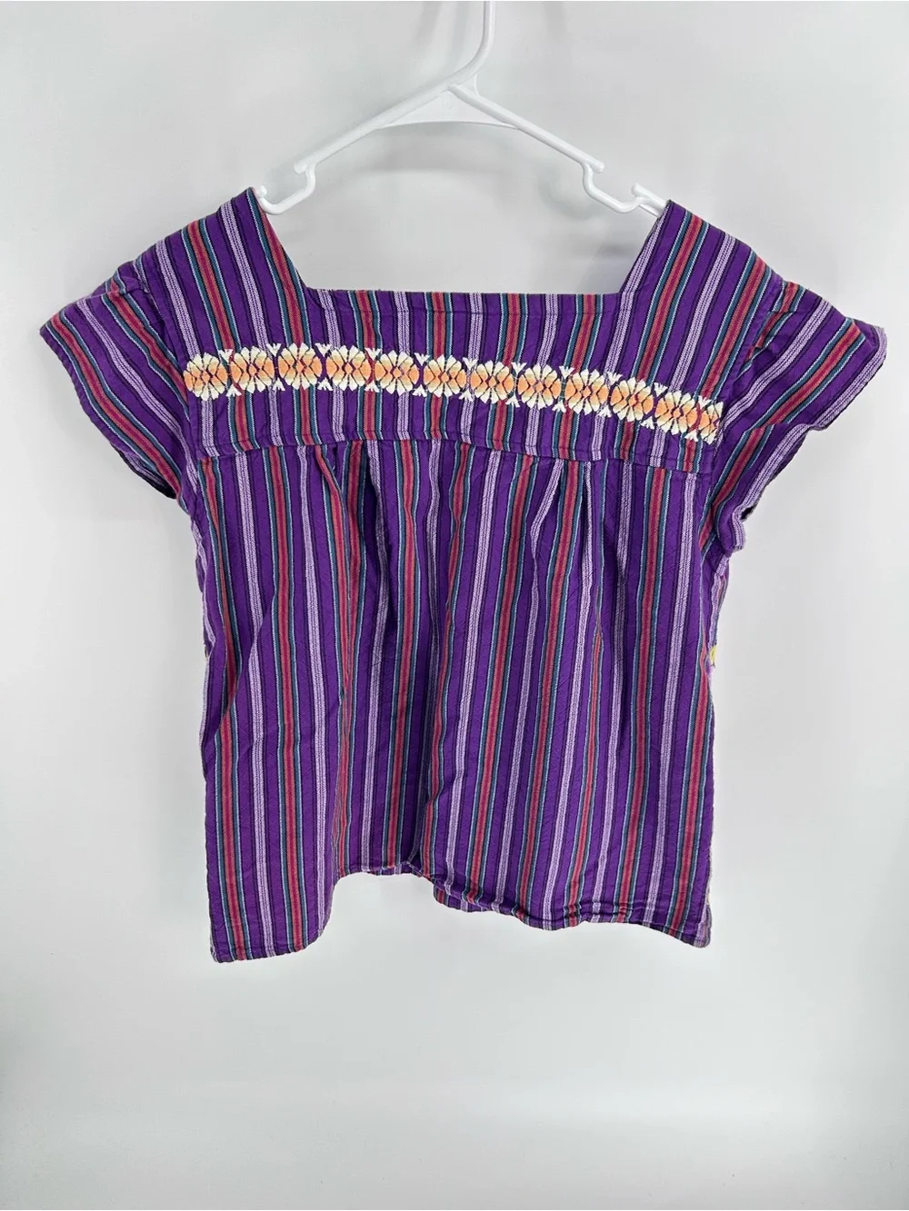 Ivy Jane Purple Boho Embroidered Tops - Small - Picture 2 of 3